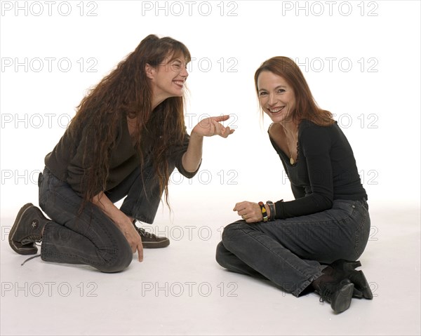 Jane Birkin et Laure Adler