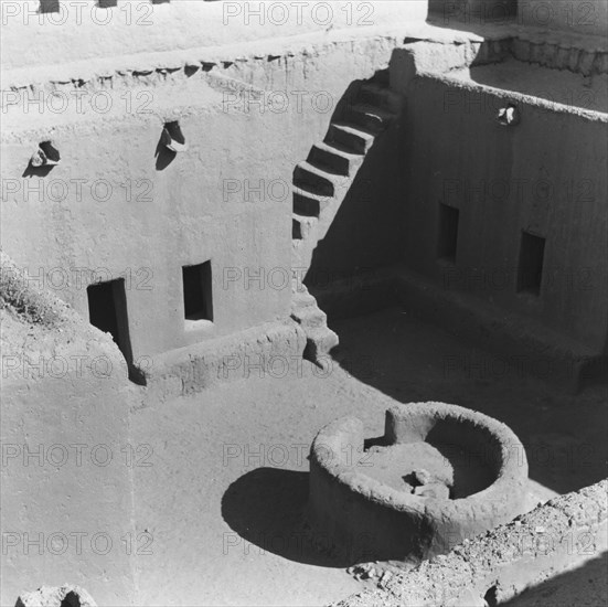 Intérieur du bordj du Père de Foucauld, à Tamanrasset