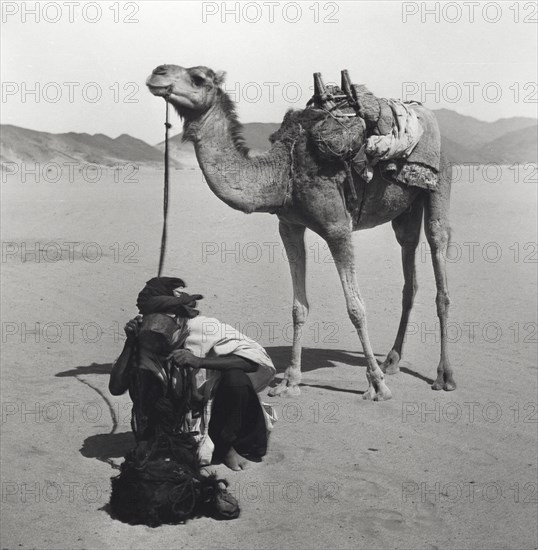 Touareg dans le Sahara, massif du Hoggar