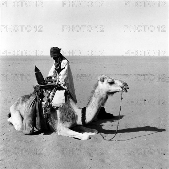 Touareg au Sahara, dans le massif du Hoggar