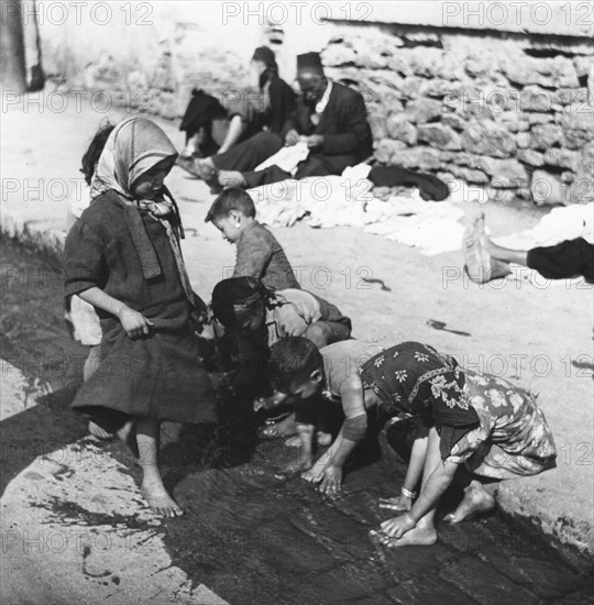 Enfants dans les rues d'Alger