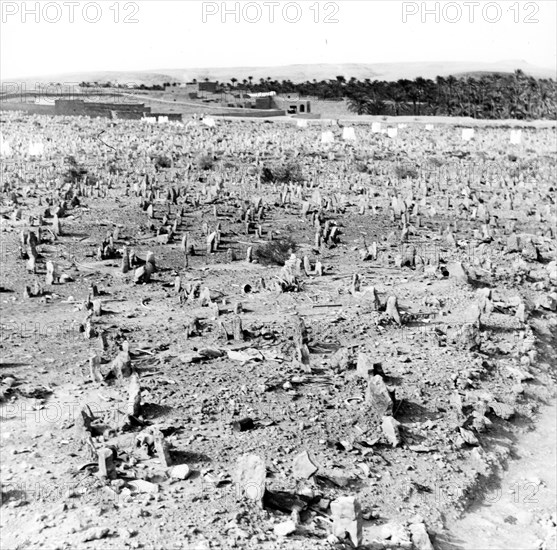 Cimetière mozabite à Berriane, en Algérie