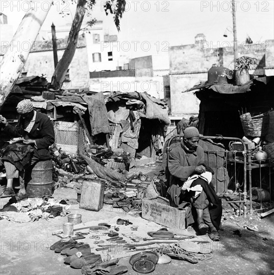 Scène de la vie quotidienne à Alger