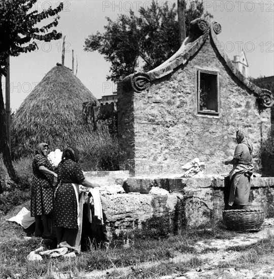 Village près d'Assise, en Italie