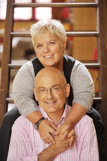 Mimie Mathy and her husband Benoist Gérard (2009)