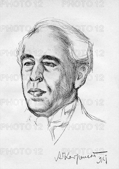Portrait de Stanislavski Konstantin (1863-1938)