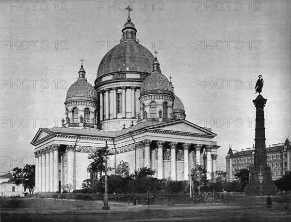 Russie, Saint-Pétersbourg au 19e siècle, photographie de N.Matveev