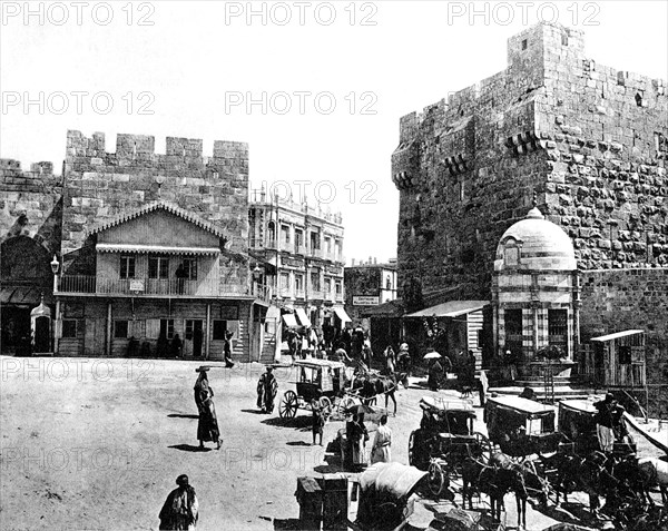 Bonfils, Gate of Jaffa
