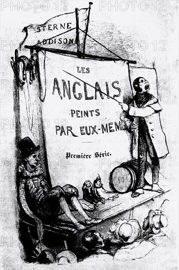 Gavarni, Frontispice du livre "Les Anglais peints par eux-mêmes"