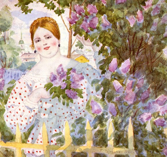 Kustodiev, Le printemps