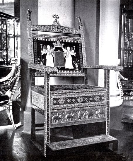 Throne of Czar of Russia Alexis Mikhailovitch