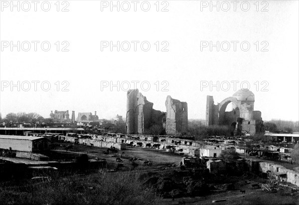 Samarkand, View of the Asian district