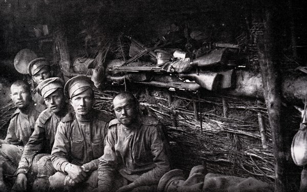 Russian soldiers in 1916