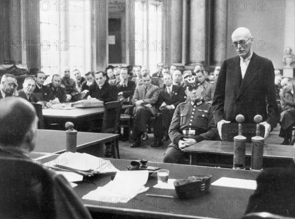 Hitler : tentative d'attentat du 20 juillet 1944. L'un des conjurés, Friedrich Werner, comte von der Schulenburg.