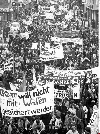 Manifestation pour la paix à Bonn