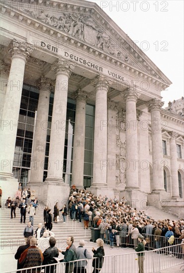 Le Reichstag in Berlin