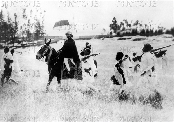 Hailé Selassié entre en guerre en 1935