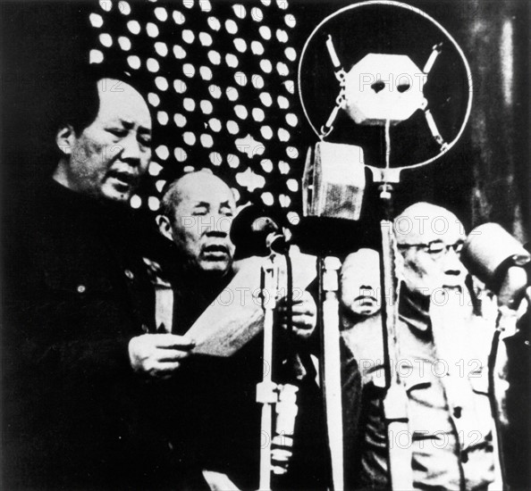 Mao Zedong proclame la  République Populaire de Chine, 1949