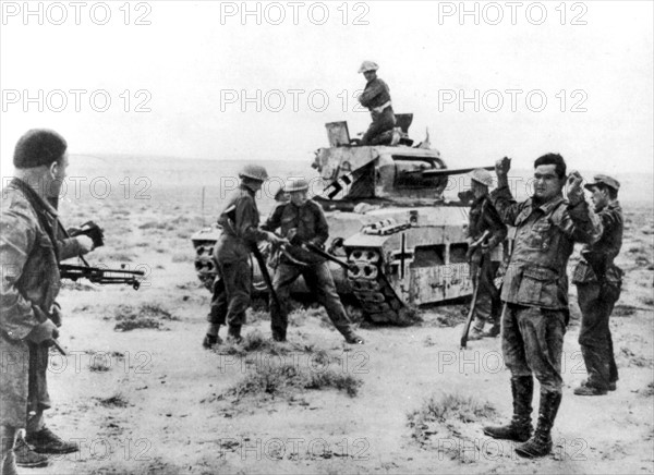 Bataille d'El Alamein, chars allemands