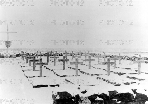 Cimetière militaire à Stalingrad