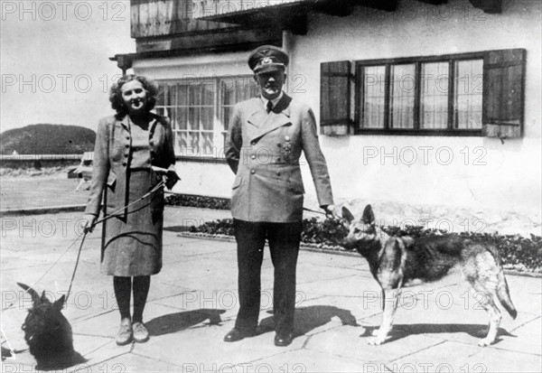 Adolf Hitler et Eva Braun