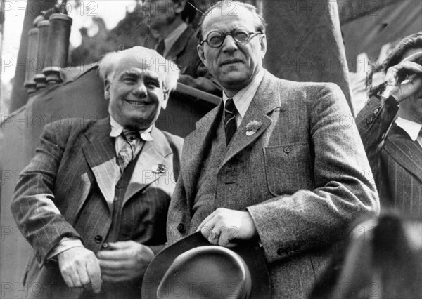 Wilhelm Pieck and Otto Grotewohl