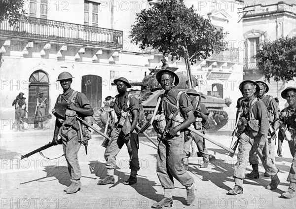 World War II. Allied landing in Sicily (1943)
