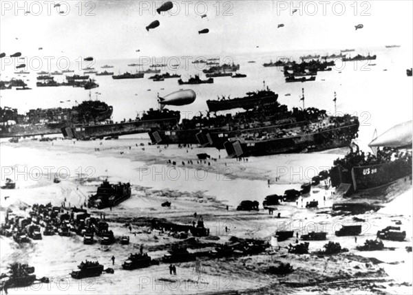 The D-Day landings in Normandy, June 6, 1944