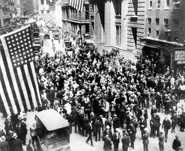 Le"Vendredi noir" à  Wallstreet (1929)