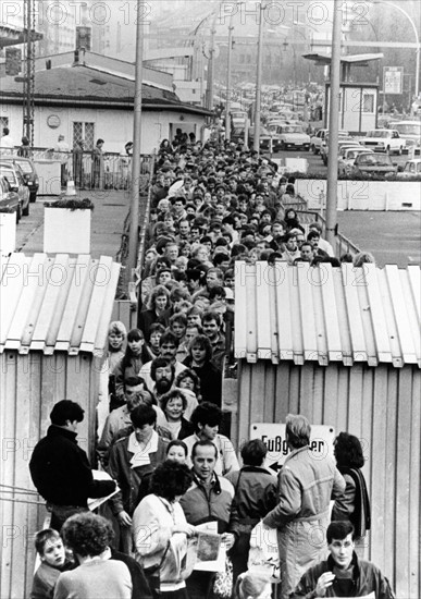 Ouverture du Mur de Berlin, 1989