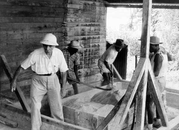 Albert Schweitzer au Gabon, 1960