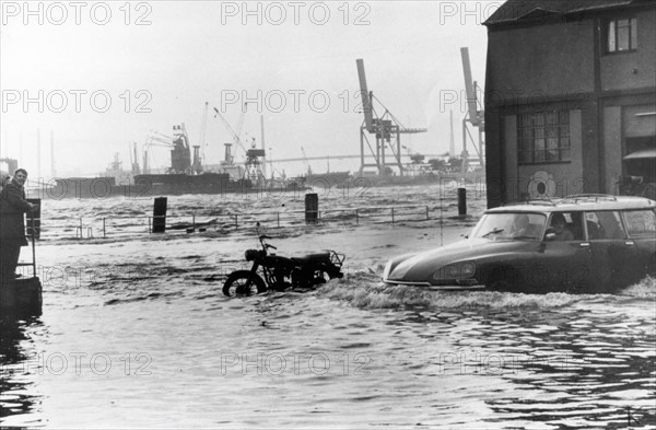 Flood in Hamburg 1976