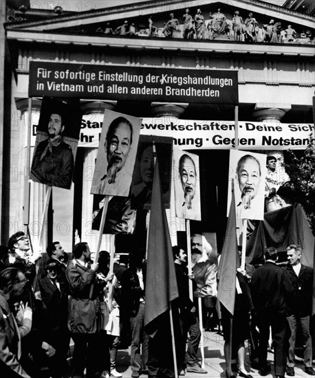 Manifestation pour la paix au Viêtnam, 1968