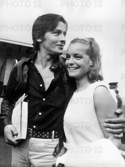 Alain Delon et Romy Schneider, 1968