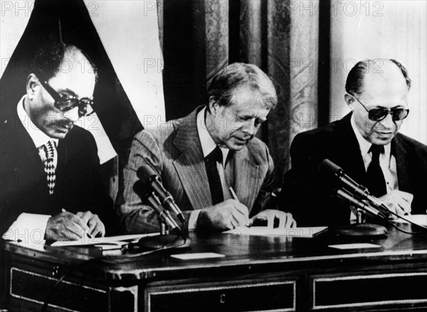 1979, signature des Accords de Camp David