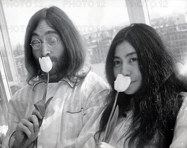 John Lennon et Yoko Ono