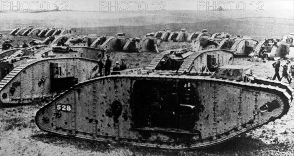 British tanks in the North of France