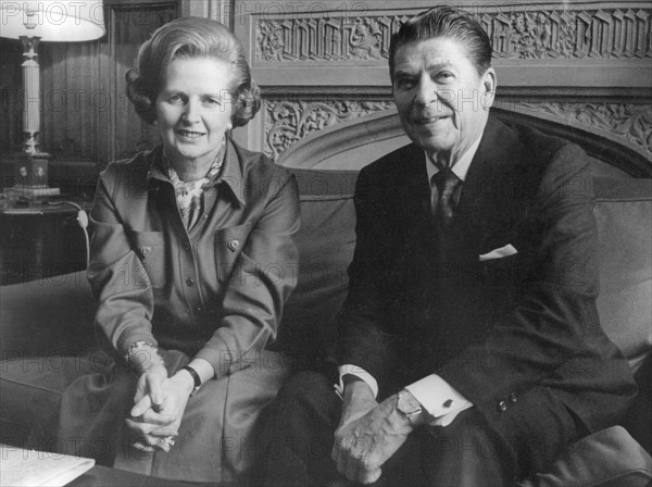 Margaret Thatcher et Ronald Reagan (1978)