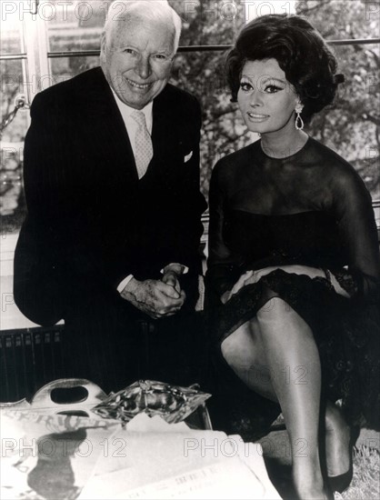 Sophia Loren et Sydney Chaplin