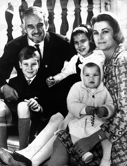 La famille princière de Monaco, 1966