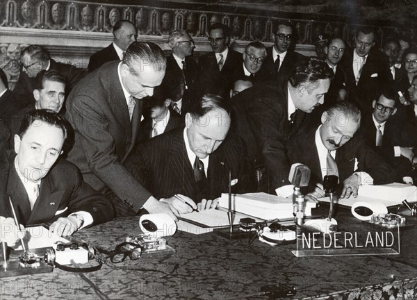 Signature du Traité de Rome, 1957