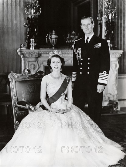 La reine Elisabeth II et le prince Philip