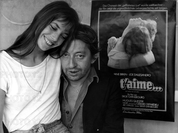 Jane Birkin et Serge Gainsbourg, 1976