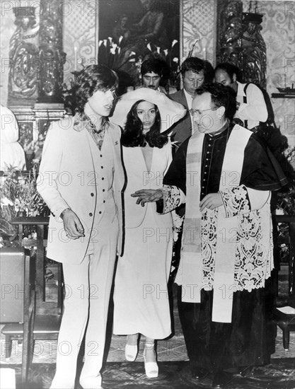 Mick et Bianca Jagger - mariage