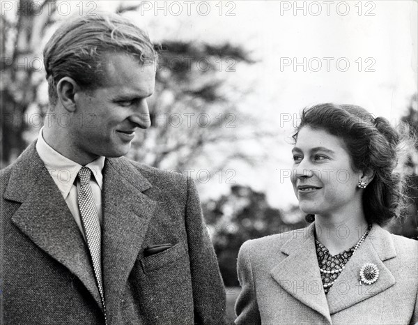 La princesse Elisabeth et le prince Philip