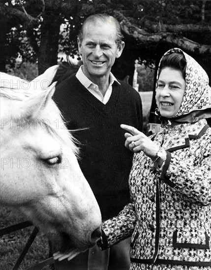 La reine Elisabeth II et le prince Philip