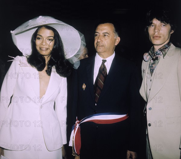 Mick et Bianca Jagger - mariage