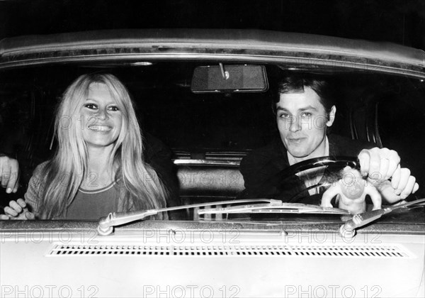 Brigitte Bardot et Alain Delon, 1967