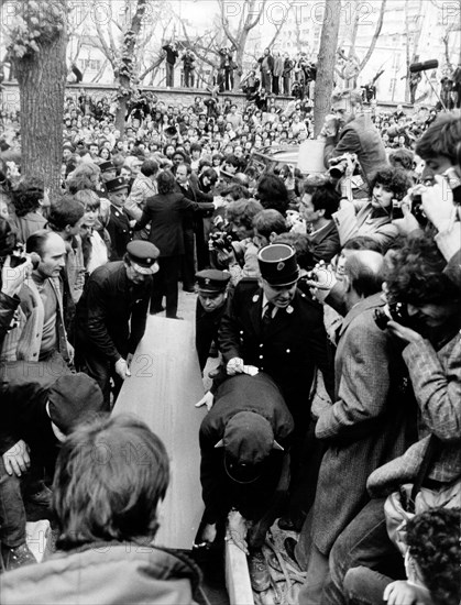 Beisetzung von Jean-Paul SARTRE, Paris 1980