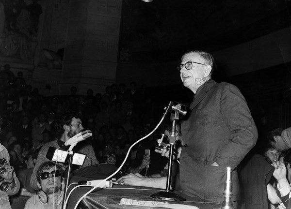 Jean-Paul SARTRE, Paris, 1968